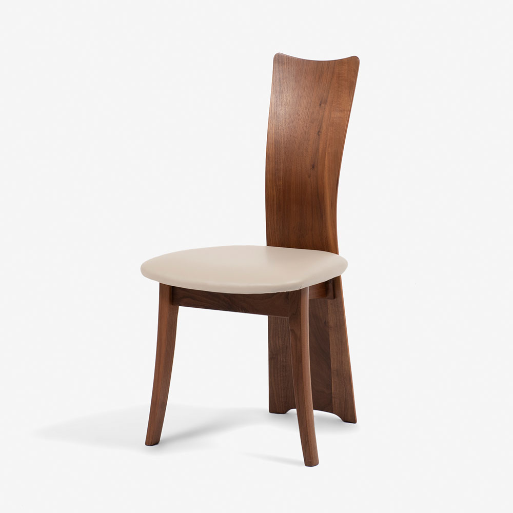 ダイニングチェア「フォルム2 OICL-201 WO」レッドオーク材WO色 合成