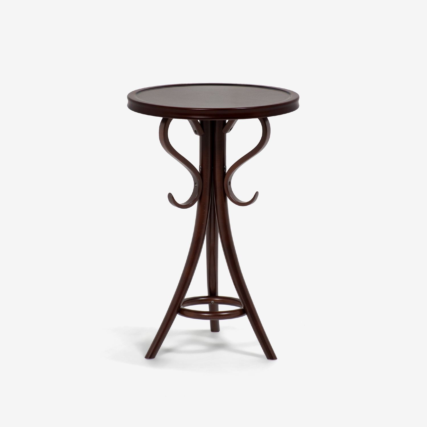 秋田木工 ティーテーブル「T-110」ナラ材/ブナ材 ブラック色 | 【公式