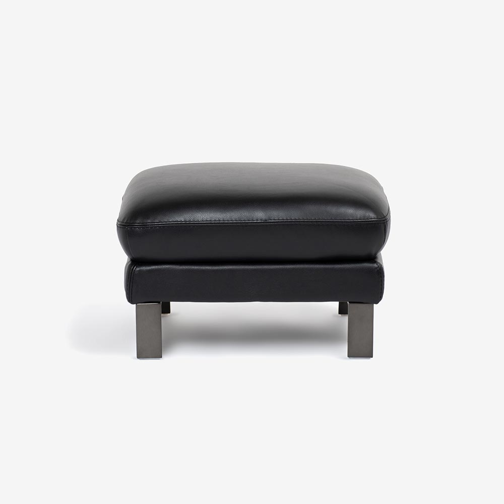 オットマン「L/S 58N（エルエス58）」革#J-023Cブラック色 | 【公式