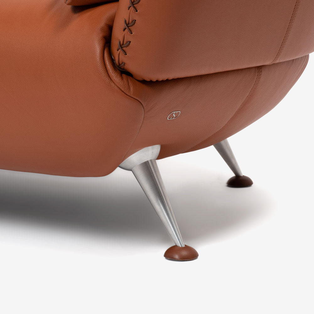 de Sede（デセデ）ソファ「DS-102/03」革レンガ色 | 【公式】大塚家具