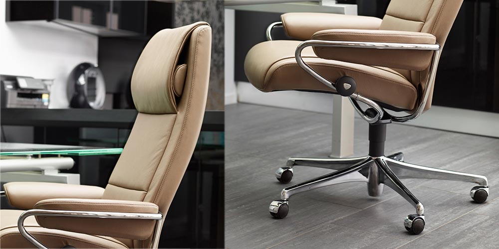EKORNES(エコーネス)デスクチェア「ストレスレス パリ(M)オフィス」革