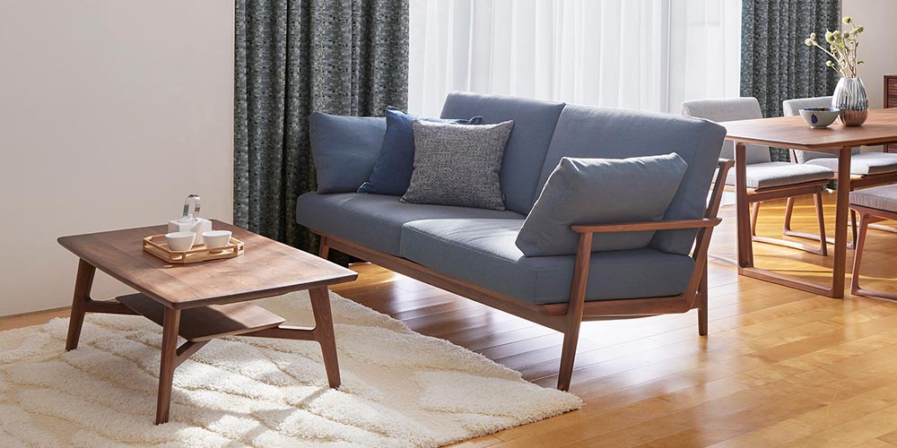 カリモク家具 センターテーブル「デセール T302」ウォールナット材XRG