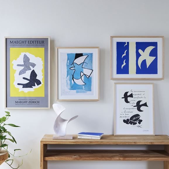 定番品】 ジョルジュ・ブラック 「L'oiseaux bleu et gris」｜ポスター