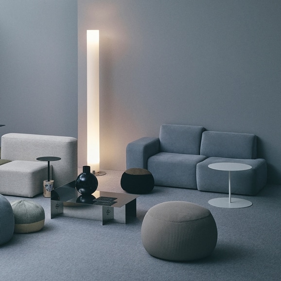 IDEE PUUF NEST Black ビーズクッション PUUF NEST Black｜1人掛け