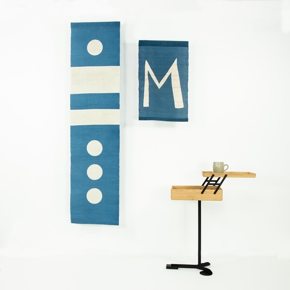 受注生産品】 柚木沙弥郎デザイン POWER OF INDIGO 暖簾「M