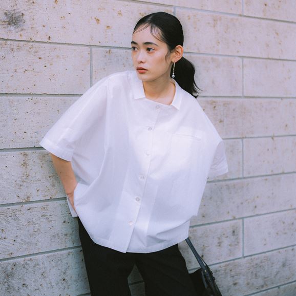 ☆H& by POOL Wide Shirt Black Windowpane｜これまでに販売した商品