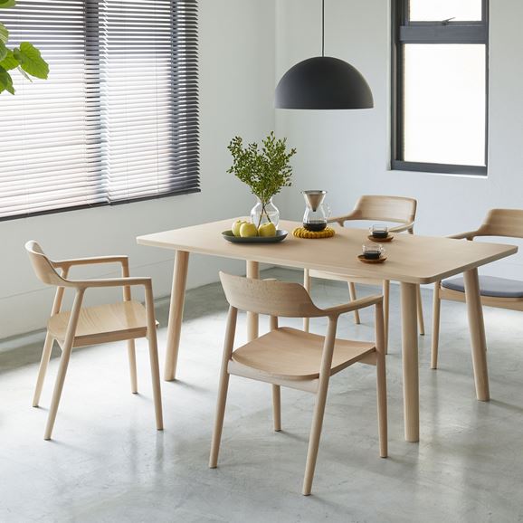 受注生産品】マルニ木工 HIROSHIMA ARM CHAIR Walnut Beige Gray M05