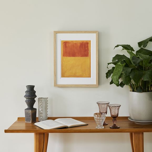 定番品】マーク・ロスコ 「Orange and Tan,1954」｜ポスター｜IDEE