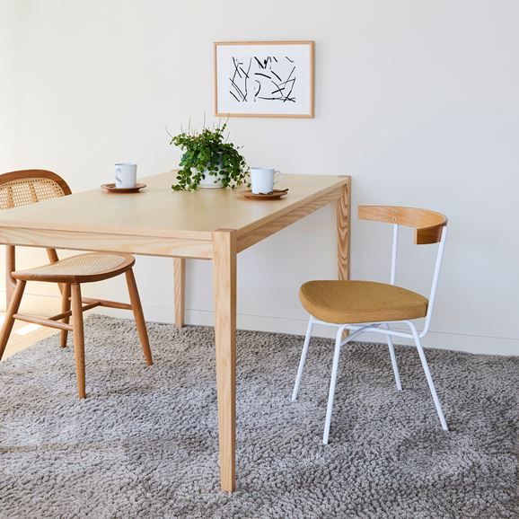 在庫品】FERRET CHAIR WOOD SEAT White｜リビング・ダイニングチェア