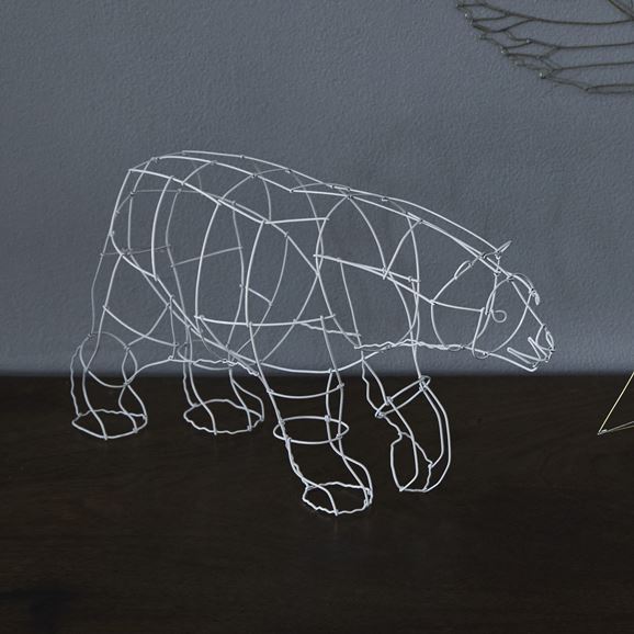 山田一成 「wireart シロクマ（white color）」｜これまでに販売した