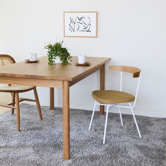 在庫品】FERRET CHAIR WOOD SEAT White｜リビング・ダイニングチェア