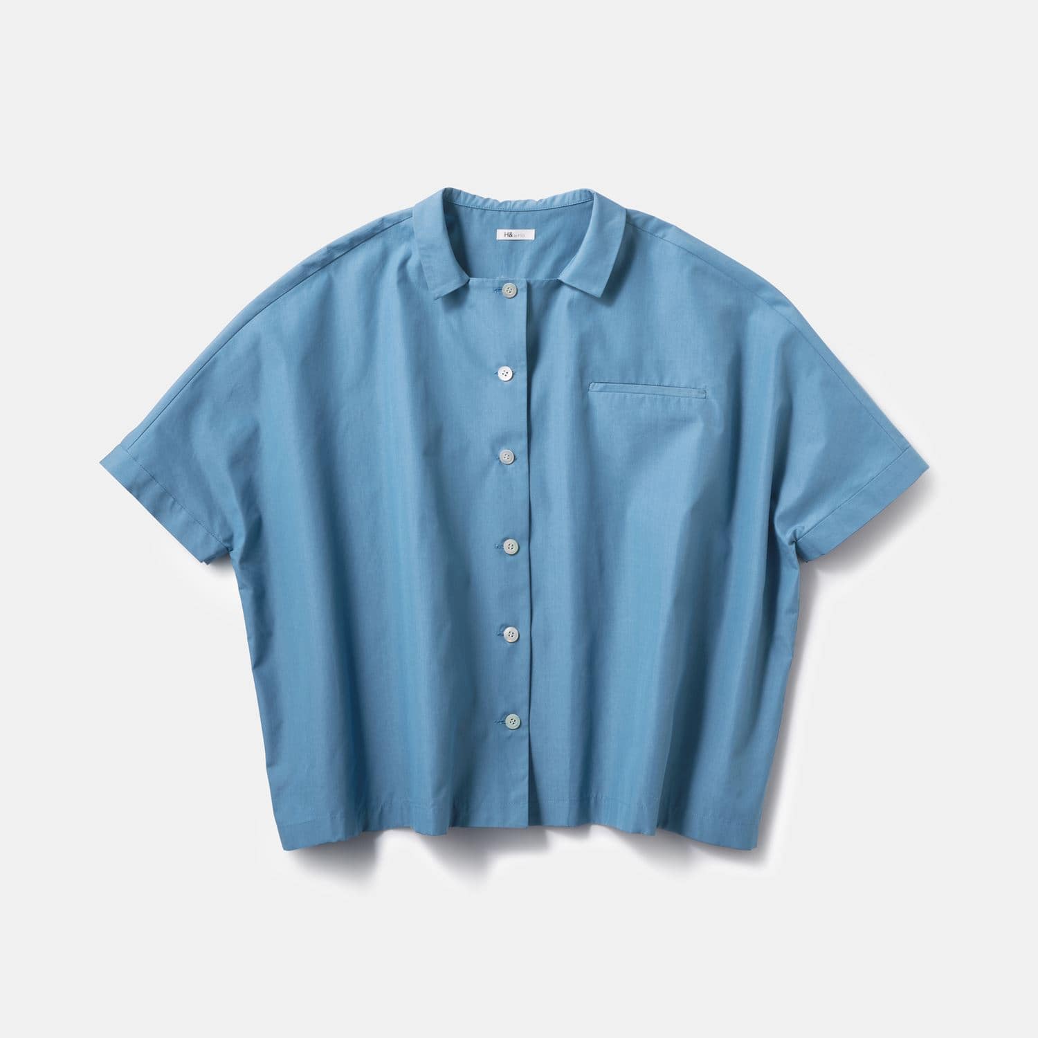 ☆H& by POOL Wide Shirt Blue｜これまでに販売した商品｜IDEE SHOP Online