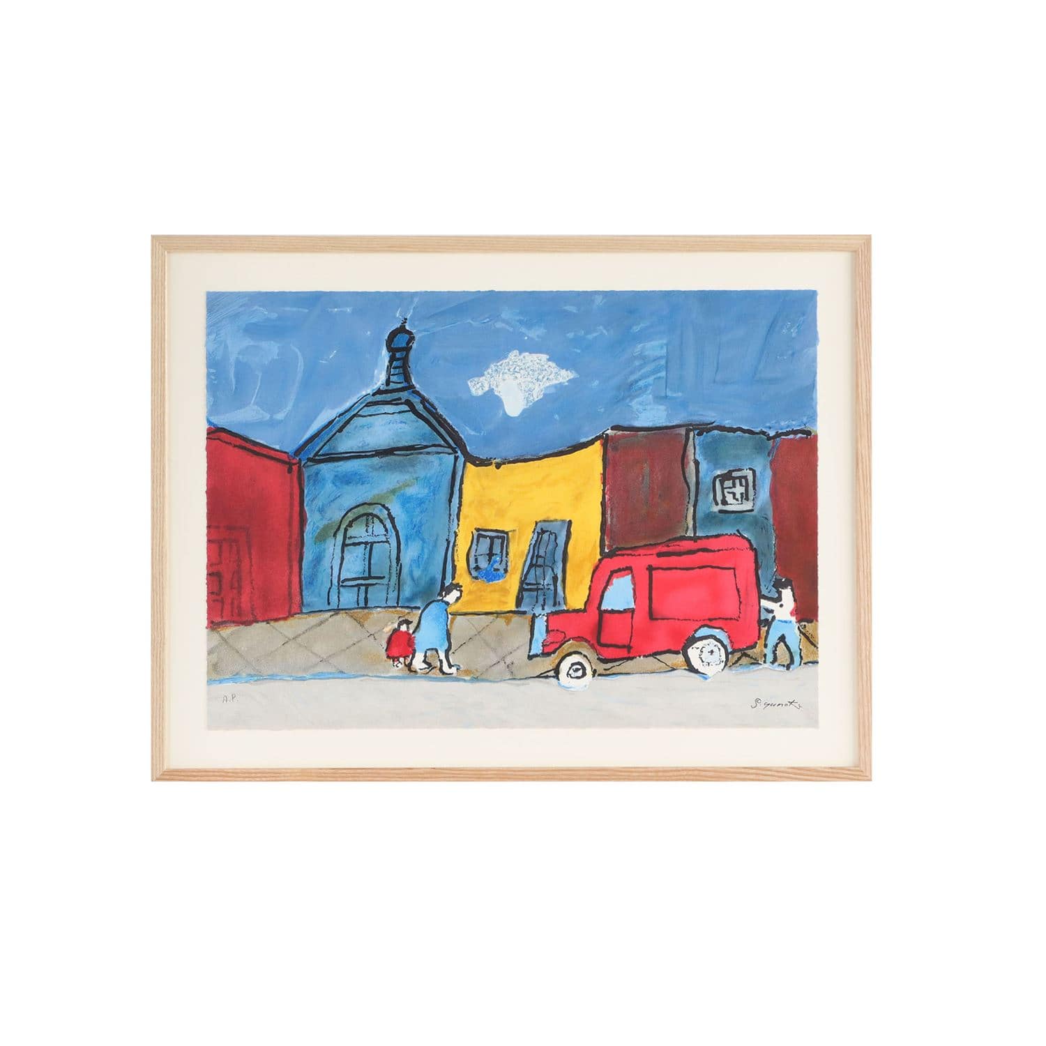 エディション】 柚木沙弥郎 「サン・ジェルマン・デ・プレ」 2nd