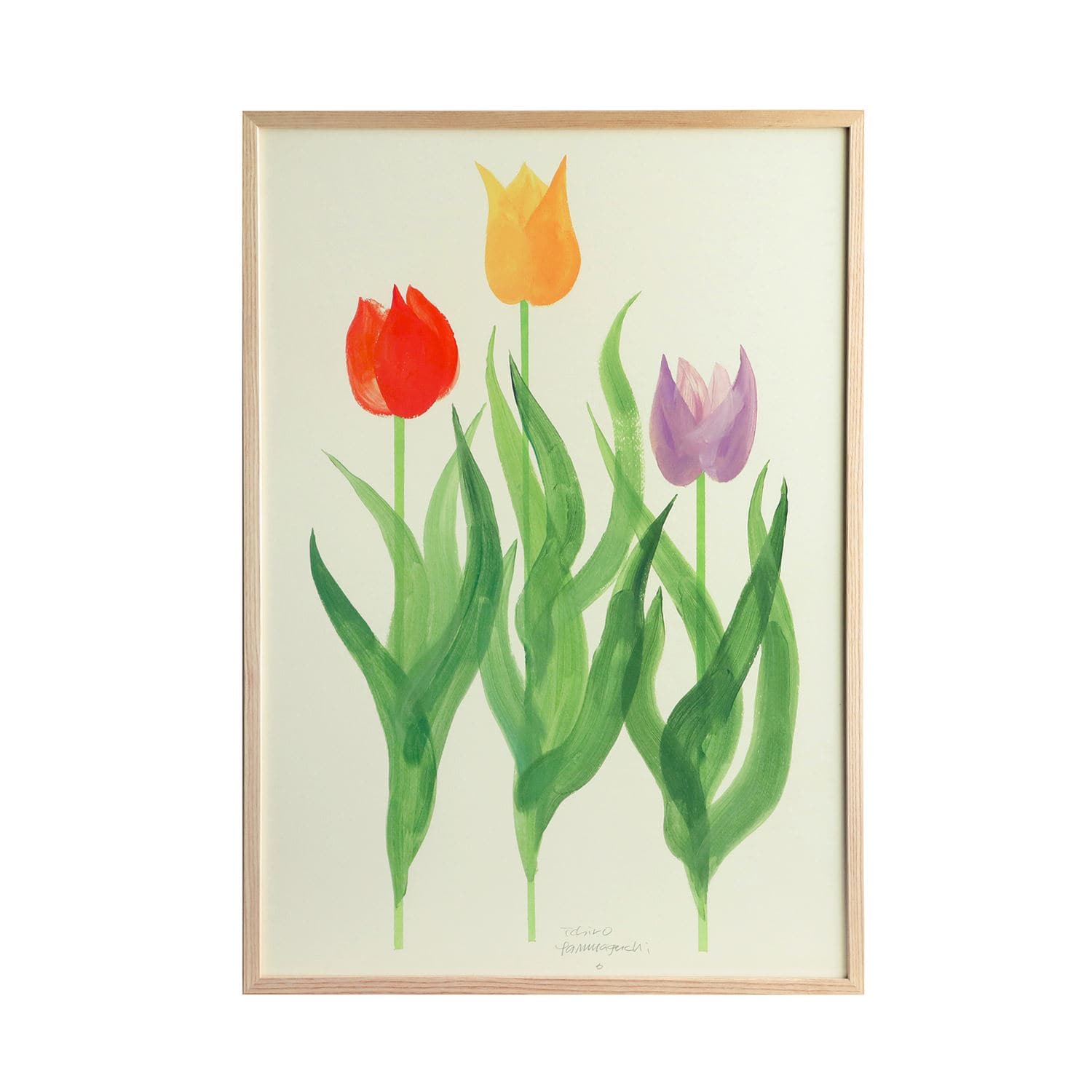 定番品】 山口一郎 「neoflower チューリップ」｜ポスター｜IDEE SHOP
