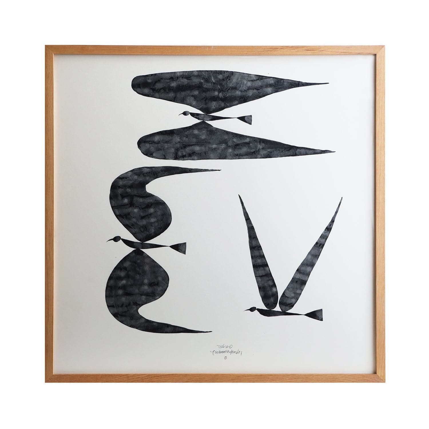 一点物】 山口一郎 「black birds」70角｜絵画・イラスト（一点もの