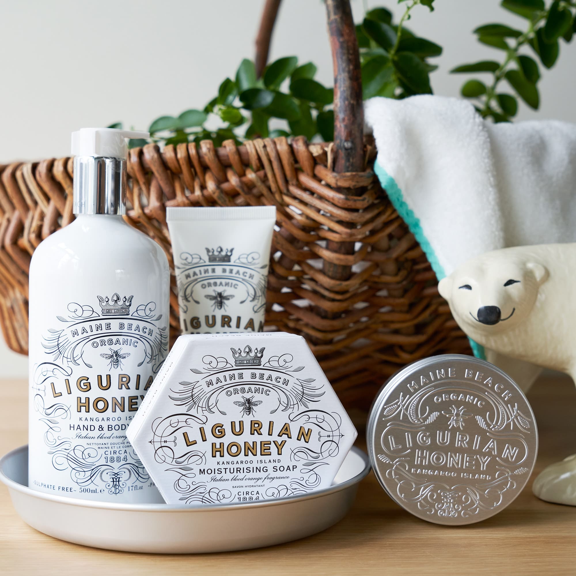 MAINE BEACH ボディクリームローション LIGURIAN HONEY｜リラックス