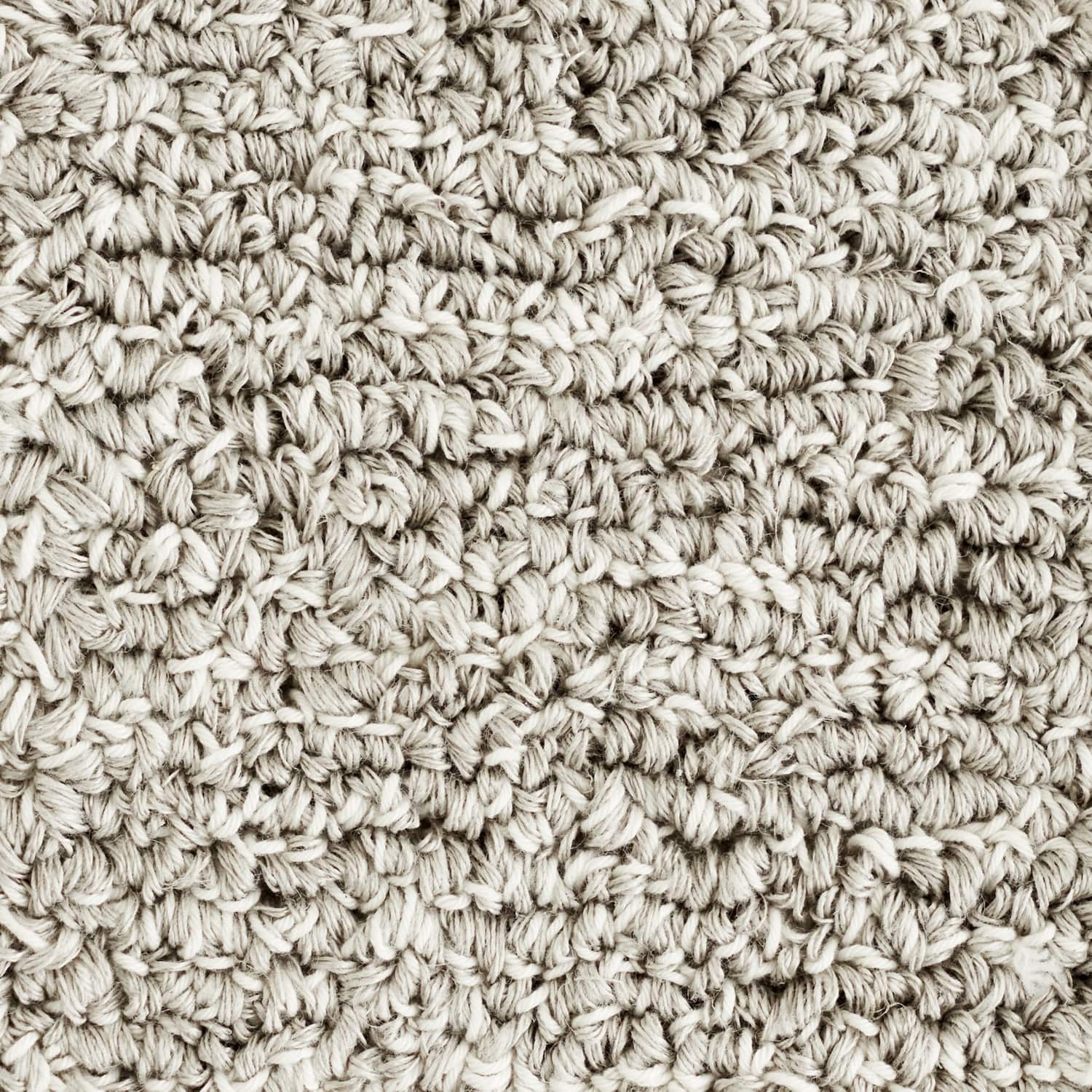 ラグ Fioriリネン・コットン10 正方形200×200cm アイボリー｜ラグ一覧