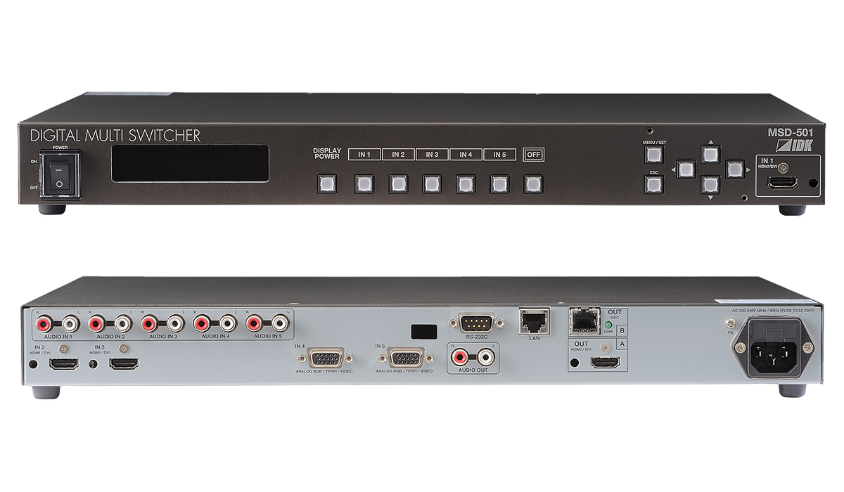 MSD-501 デジタルマルチスイッチャー | 株式会社アイ・ディ・ケイ
