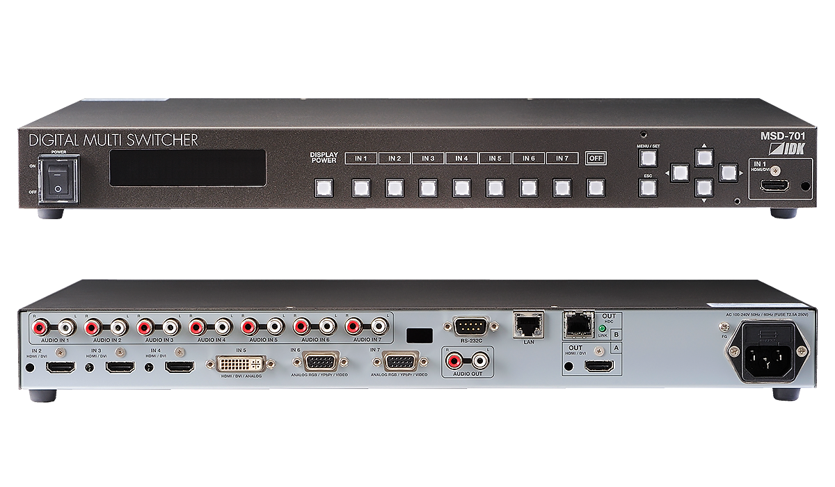 MSD-701 デジタルマルチスイッチャー | 株式会社アイ・ディ・ケイ