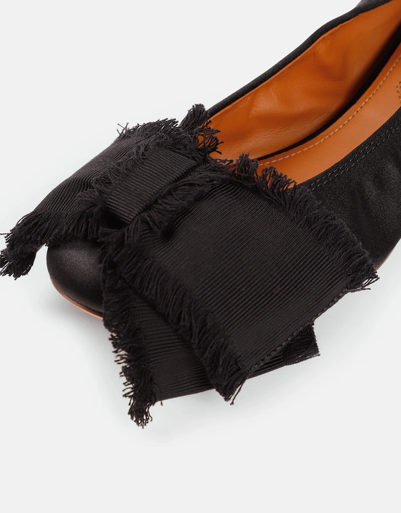 Lanvin Satin Bow Ballet Flats (All New In,Shoes) IFCHIC.COM