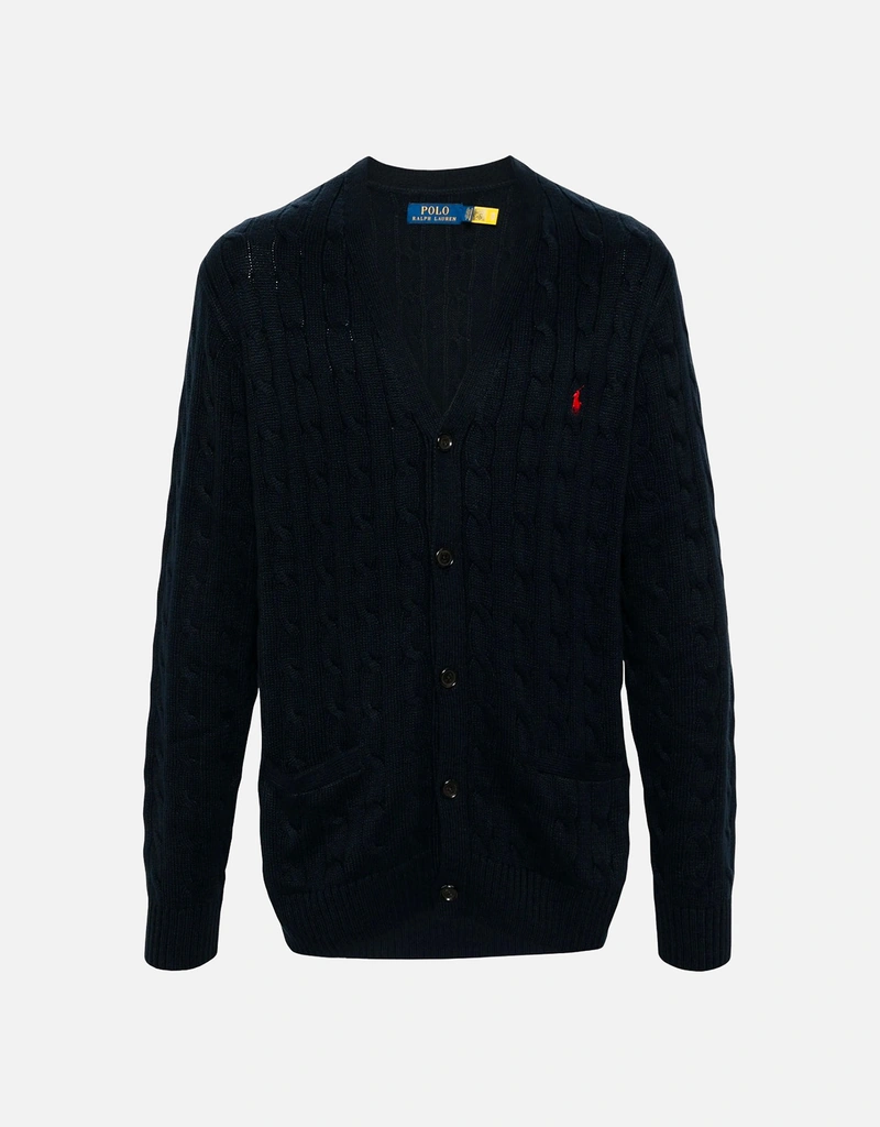 Polo Ralph Lauren メンズ コットン ケーブルニット カーディガン