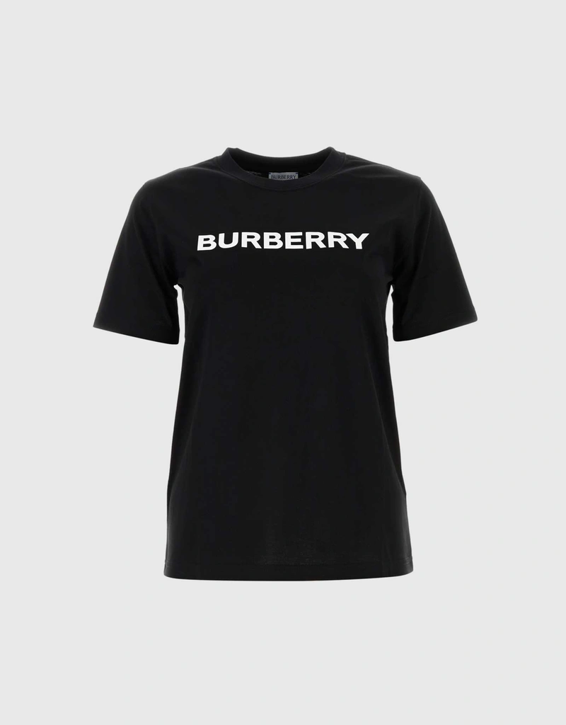 Burberry Logo Cotton Crewneck T-Shirt (Tops) IFCHIC.COM