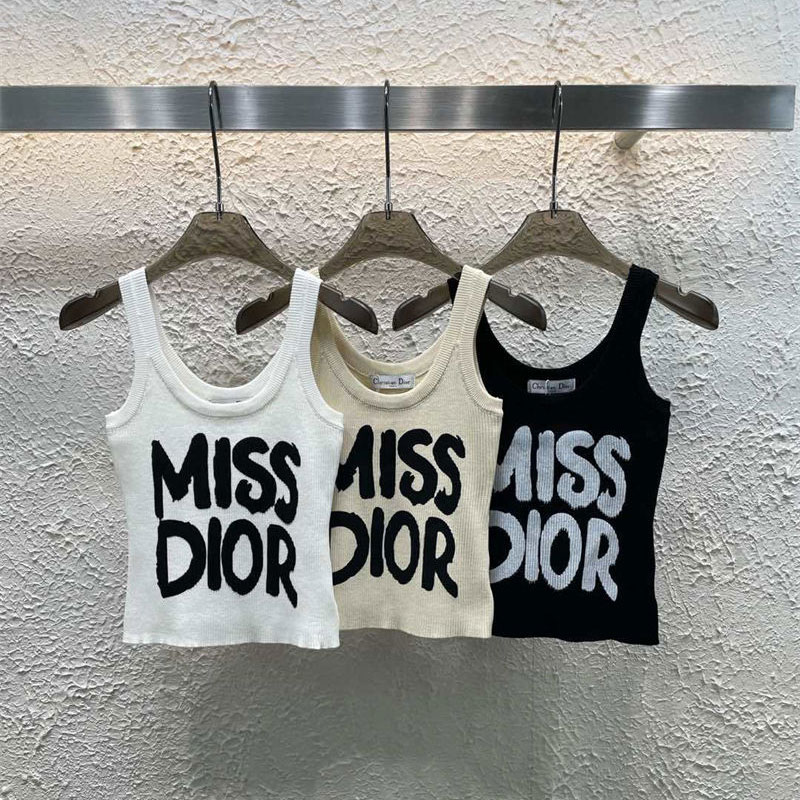 希少 Christian Dior キャミソール ラメ ノースリーブ ノースリーブ