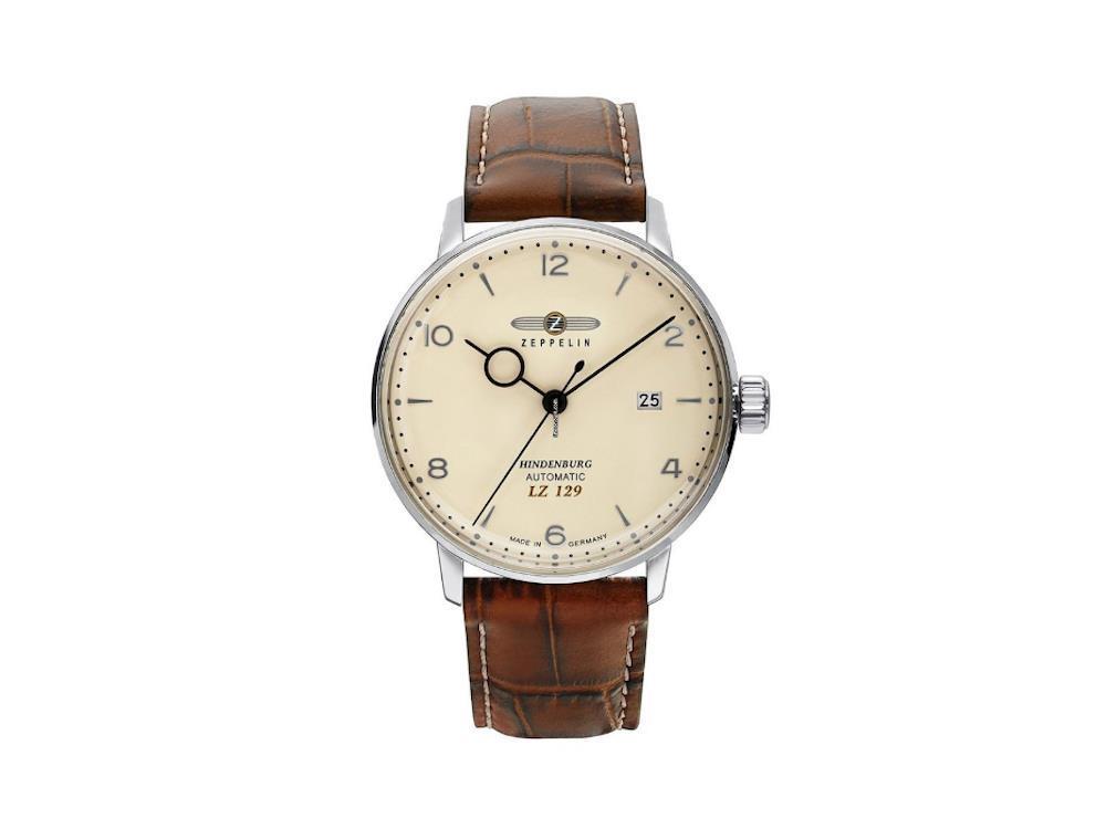 Zeppelin LZ 129 Hindenburg Automatic Watch, Beige, 40 mm, Day