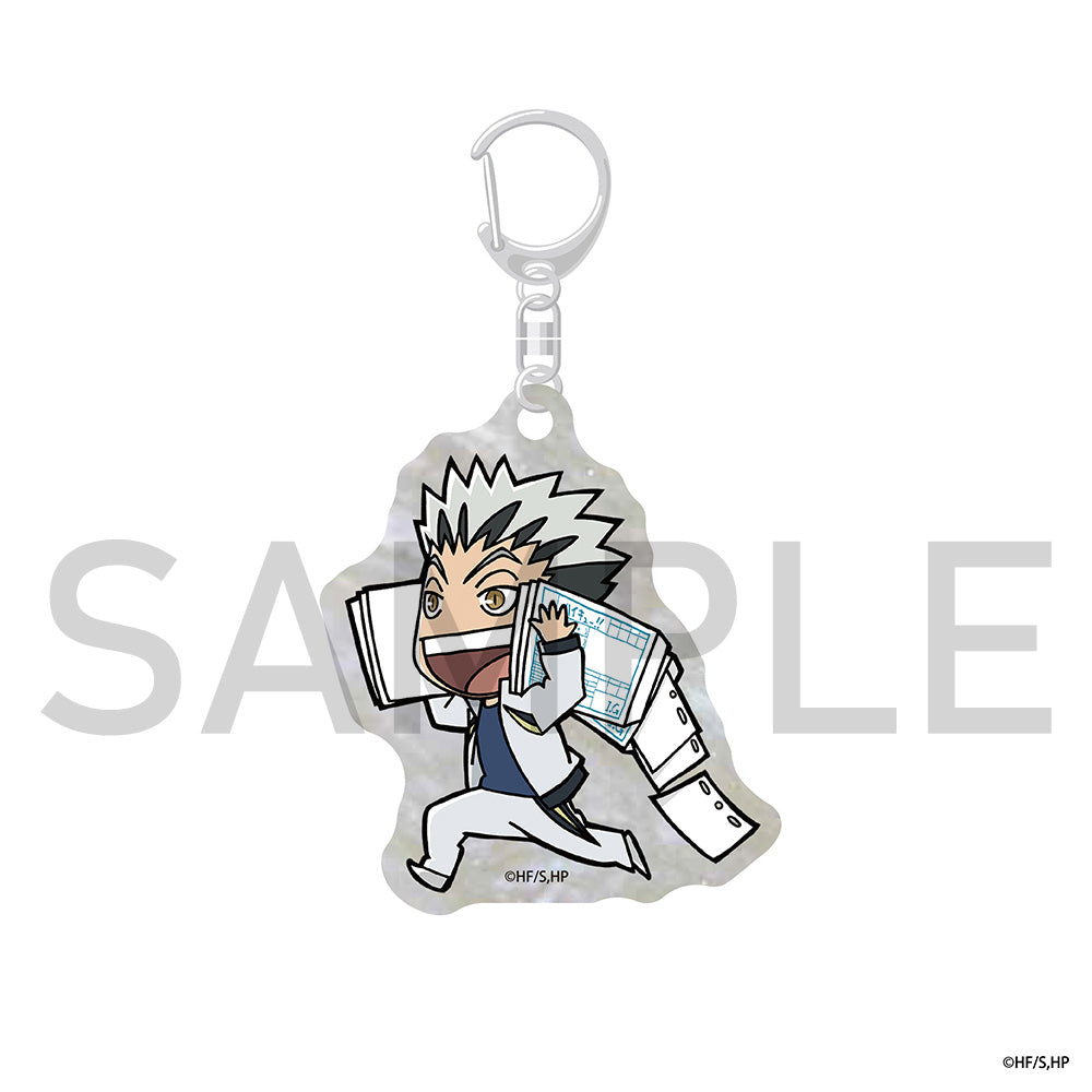 ハイキュー!! マーブルアクリルキーホルダー（制作現場風ミニキャラ