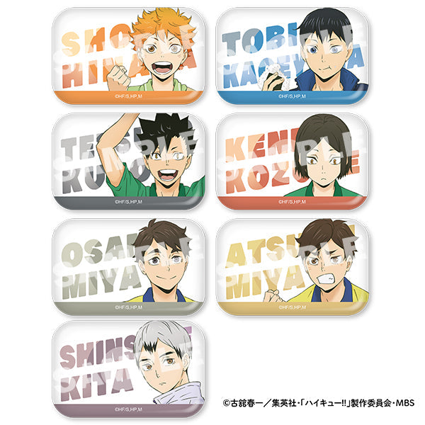 ハイキュー!! スクエアキャラバッジコレクション チューガク!! 【全7種