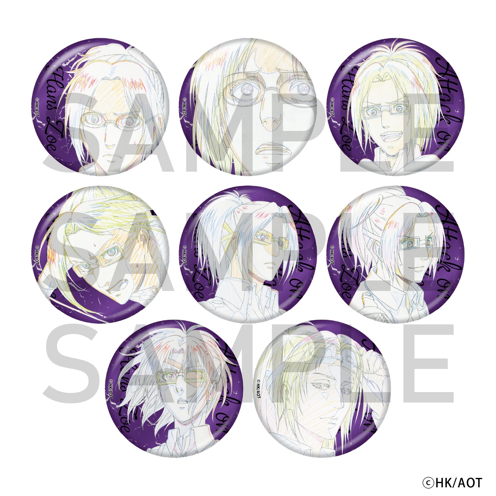 進撃の巨人 ハンジ確定ランダム缶バッジ （全8種）BOX – IG Port