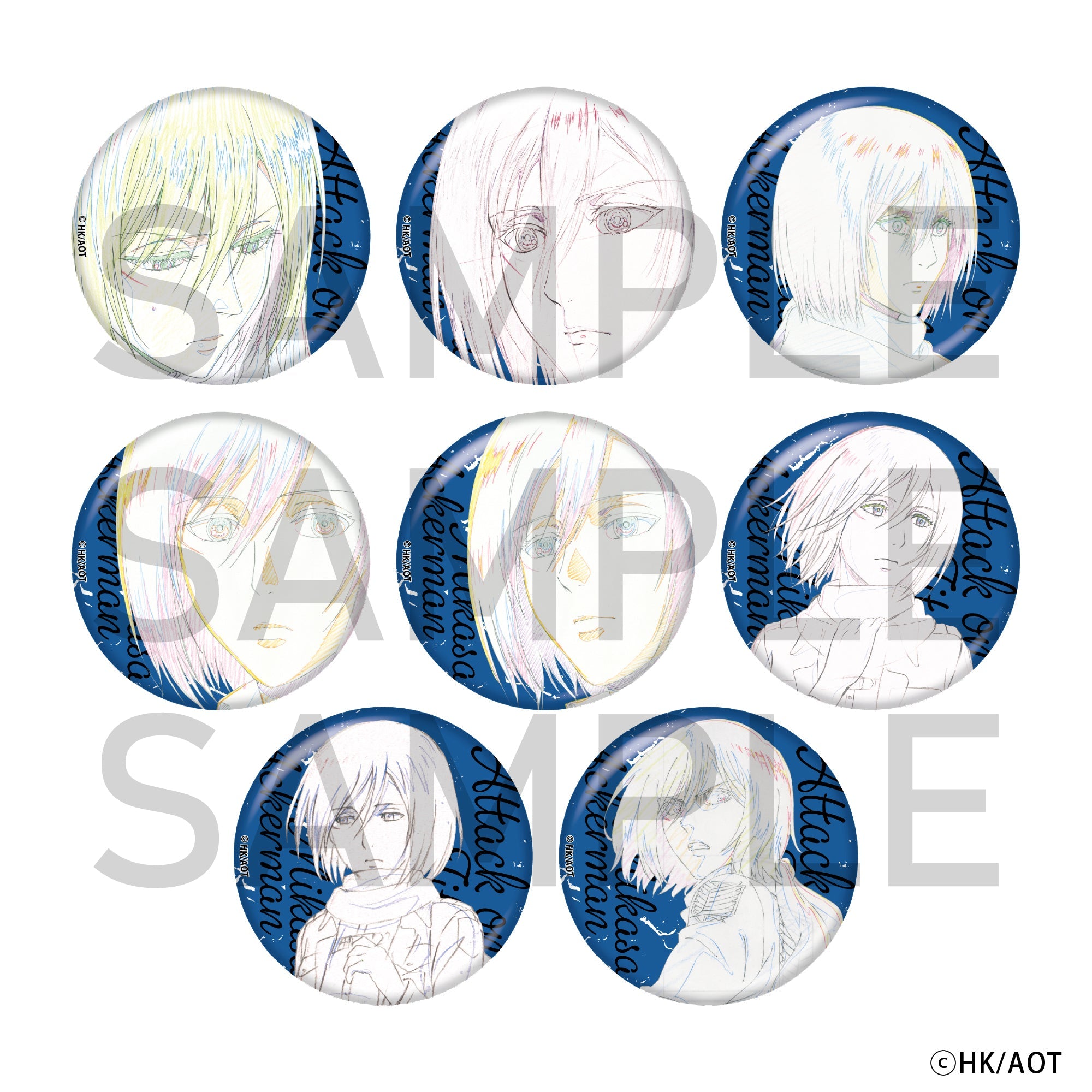 進撃の巨人 ミカサ確定ランダム缶バッジ （全8種）BOX – IG Port