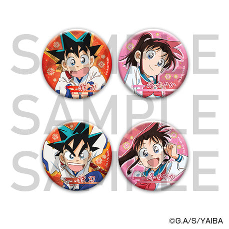 真・侍伝 YAIBA 鉄 刃＆峰 さやか缶バッジセット B – IG Port ONLINE STORE