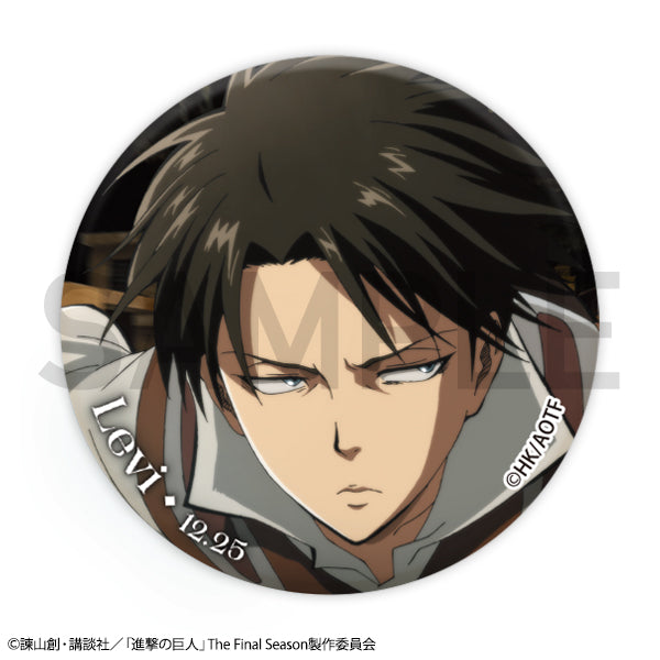 進撃の巨人 Re:lightingリヴァイBirthday トレーディング缶バッジ全8種