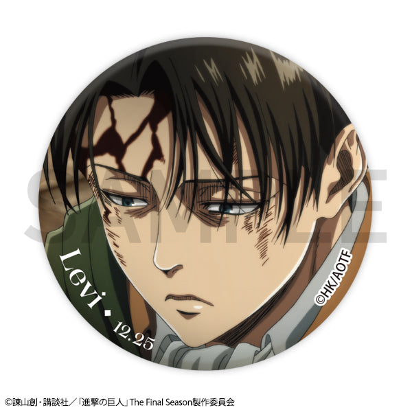 進撃の巨人Re:lightingリヴァイBirthday トレーディング缶バッジ全8種