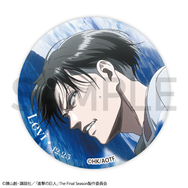 進撃の巨人 Re:lightingリヴァイBirthday トレーディング缶バッジ全8種