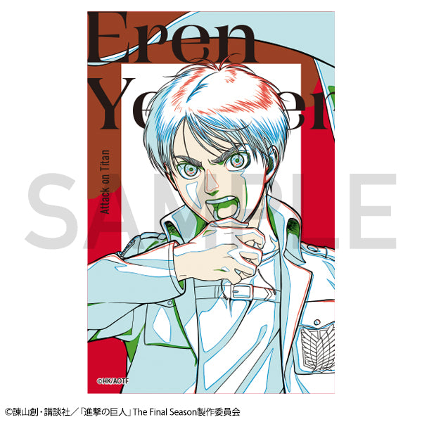 進撃の巨人 描き下ろしトレーディングクリアカード 全6種 単品 – IG