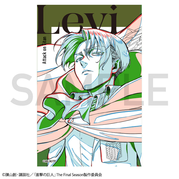 進撃の巨人 描き下ろしトレーディングクリアカード 全6種 単品 – IG