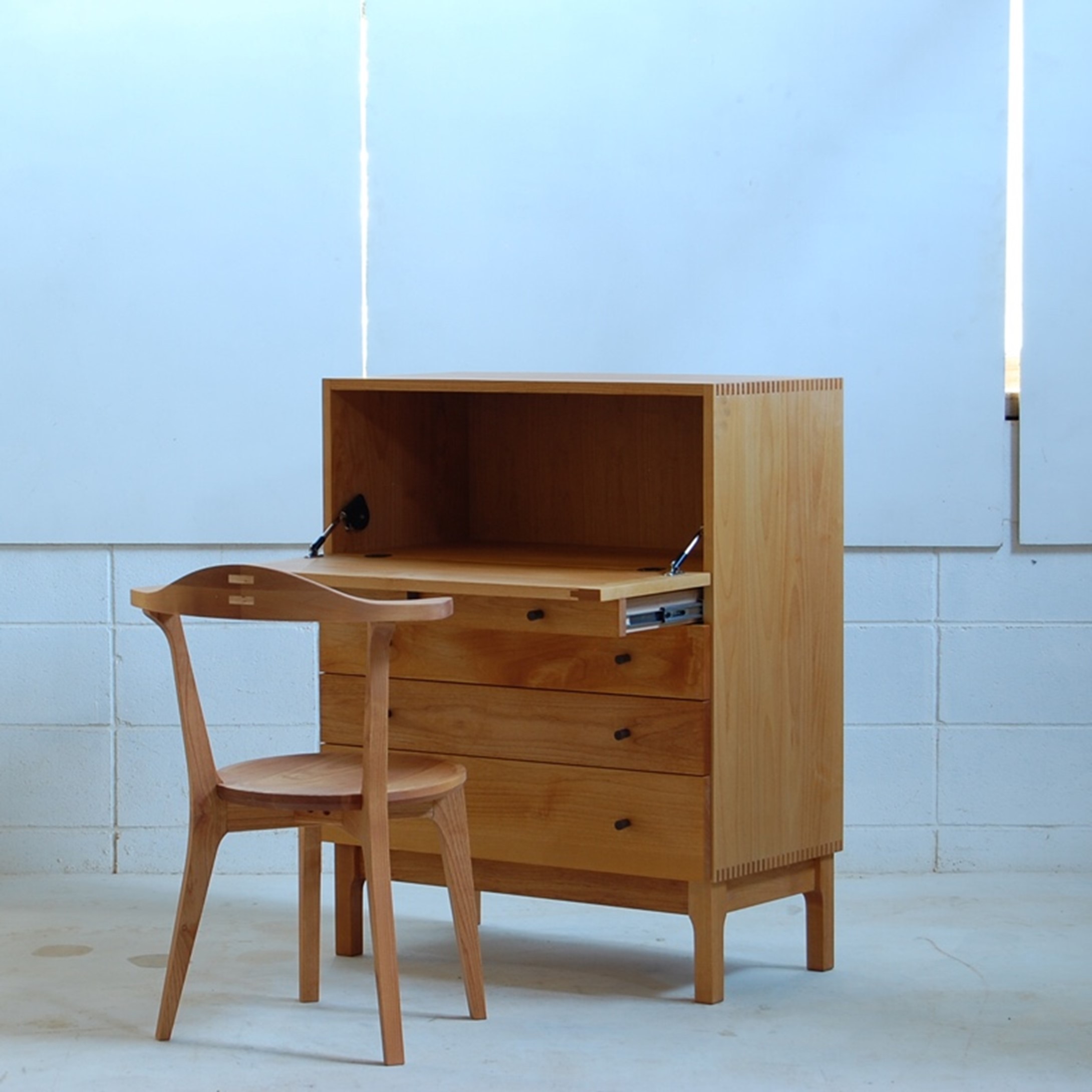 EZO』えぞ民芸家具 ライディングビューロー ライディングデスク RWwri2