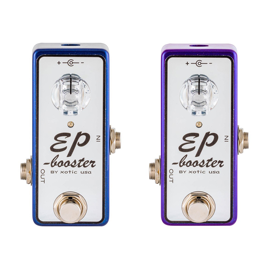 Xotic】EP Booster発売15周年を記念して色鮮やかなメタリックブルーと