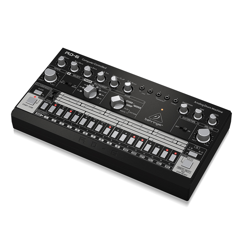 BEHRINGER】8つのドラムサウンド、16ステップのシーケンサー
