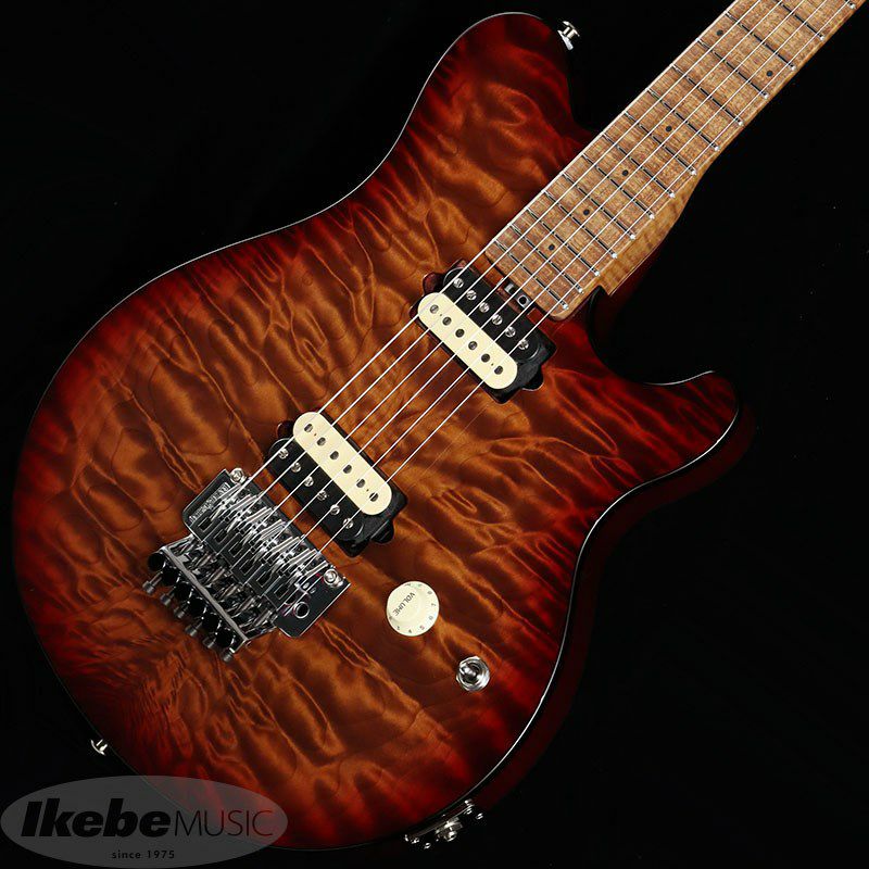 MUSICMAN】ボディトップに希少でハイグレードなキルトメイプルを使用