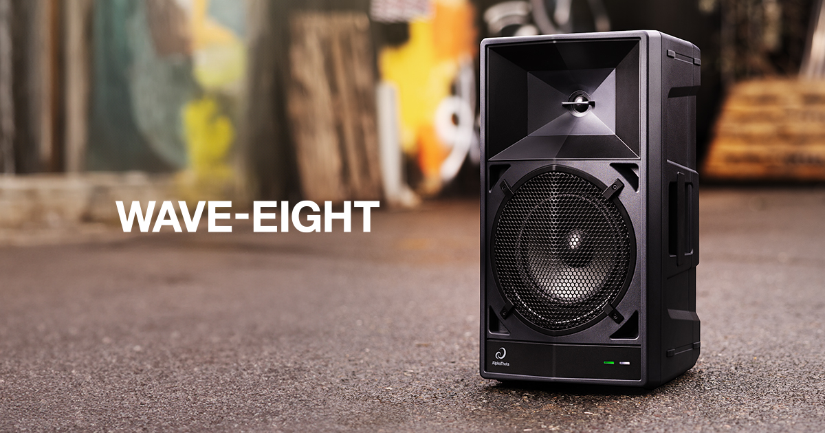 超低遅延のワイヤレス技術を搭載したDJスピーカーWAVE-EIGHTのご紹介