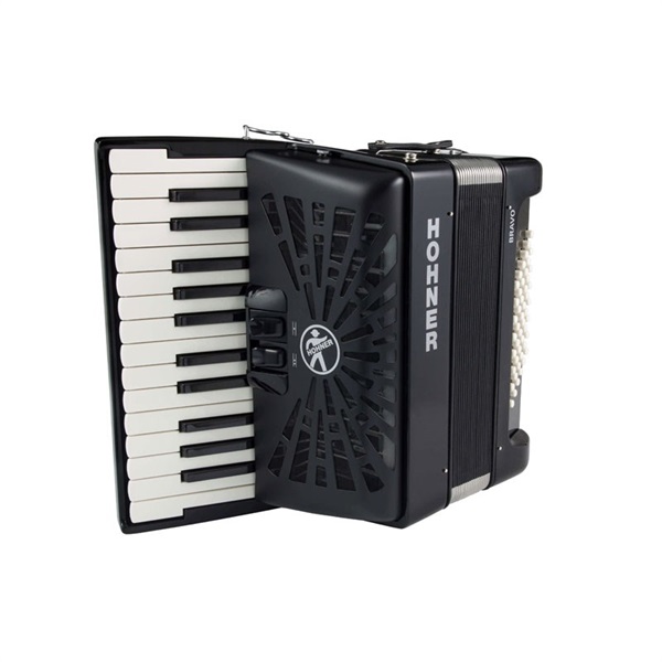 Hohner (アコーディオン専門店・出荷前検品発送)Bravo II 48 BLK