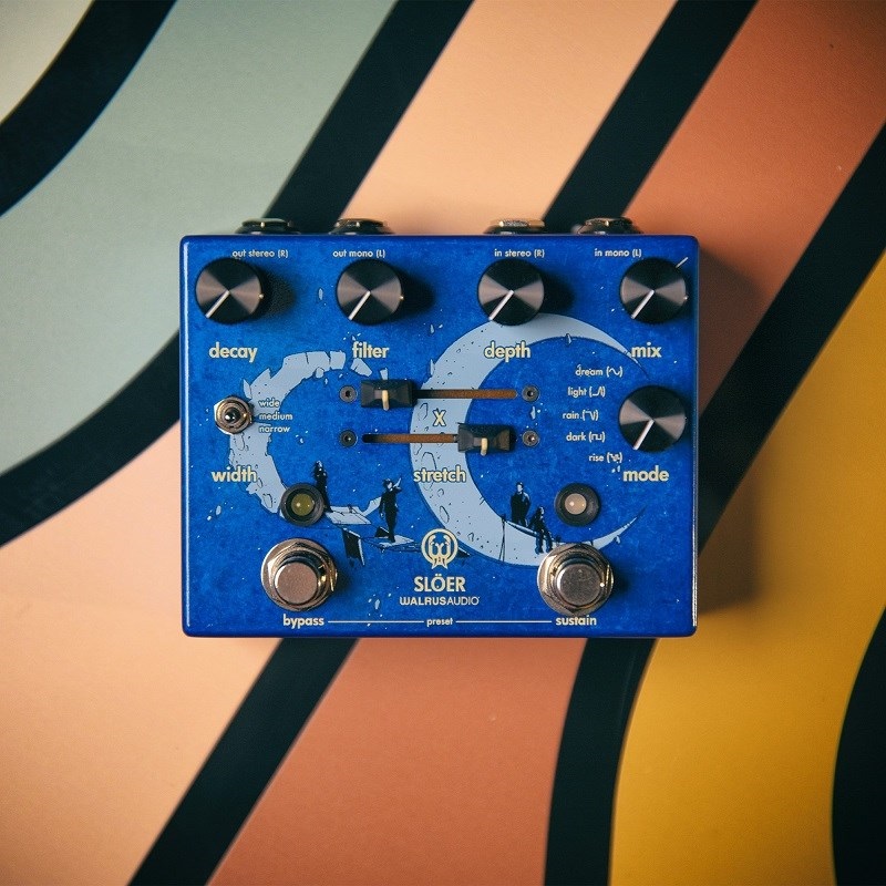 WALRUS AUDIO Sloer Stereo Ambient Reverb (Blue) WAL-SLOER #BL