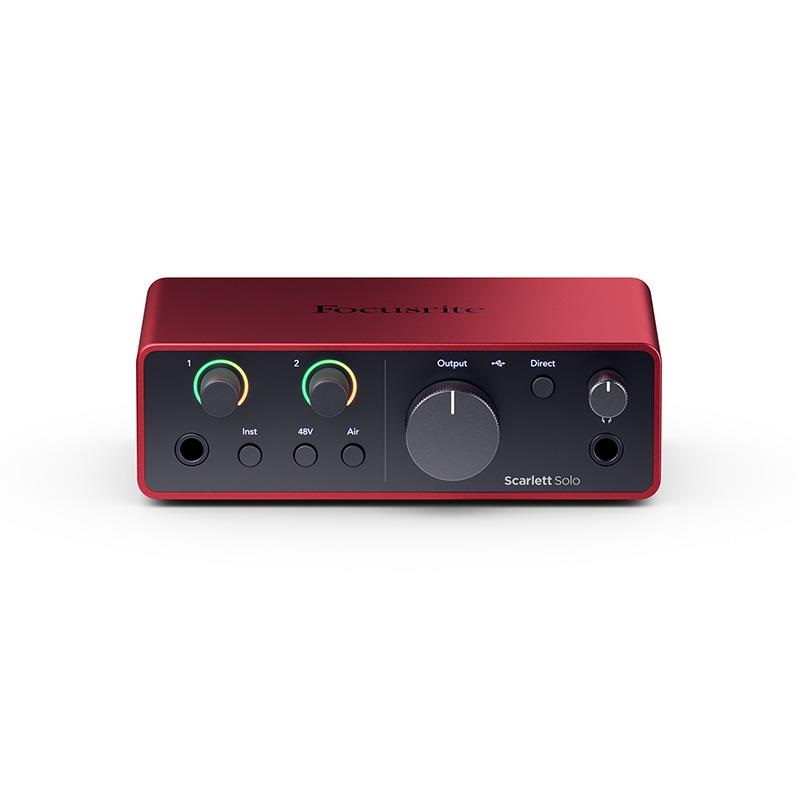 Focusrite Scarlett Solo Studio gen4 (Cubase LE付属)(コンデンサー