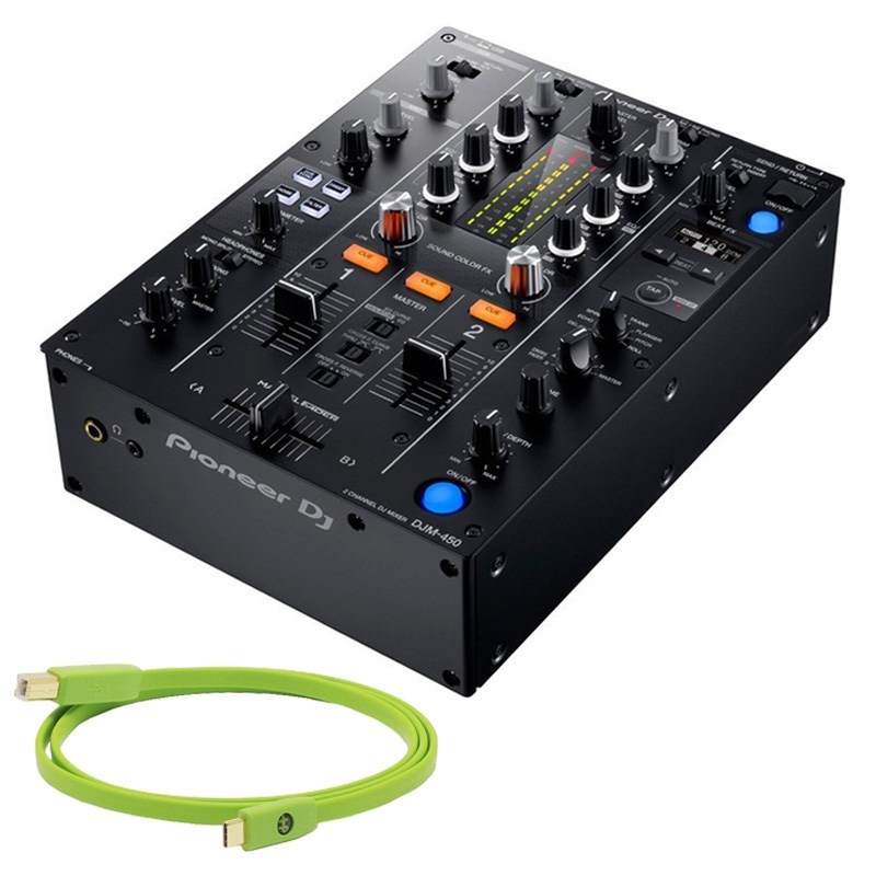 Pioneer DJ DJM450 + OYAIDE製 高品質USBケーブルSET 【rekordbox対応