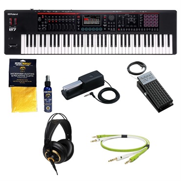 Roland FANTOM-07 鍵盤堂プレミアム・セット【オヤイデケーブル・AKG