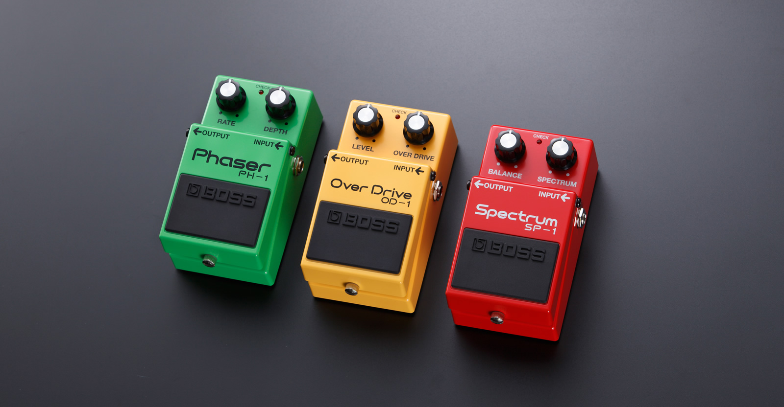 BOSSコンパクト・エフェクター発売40周年記念 OD-1をはじめとする