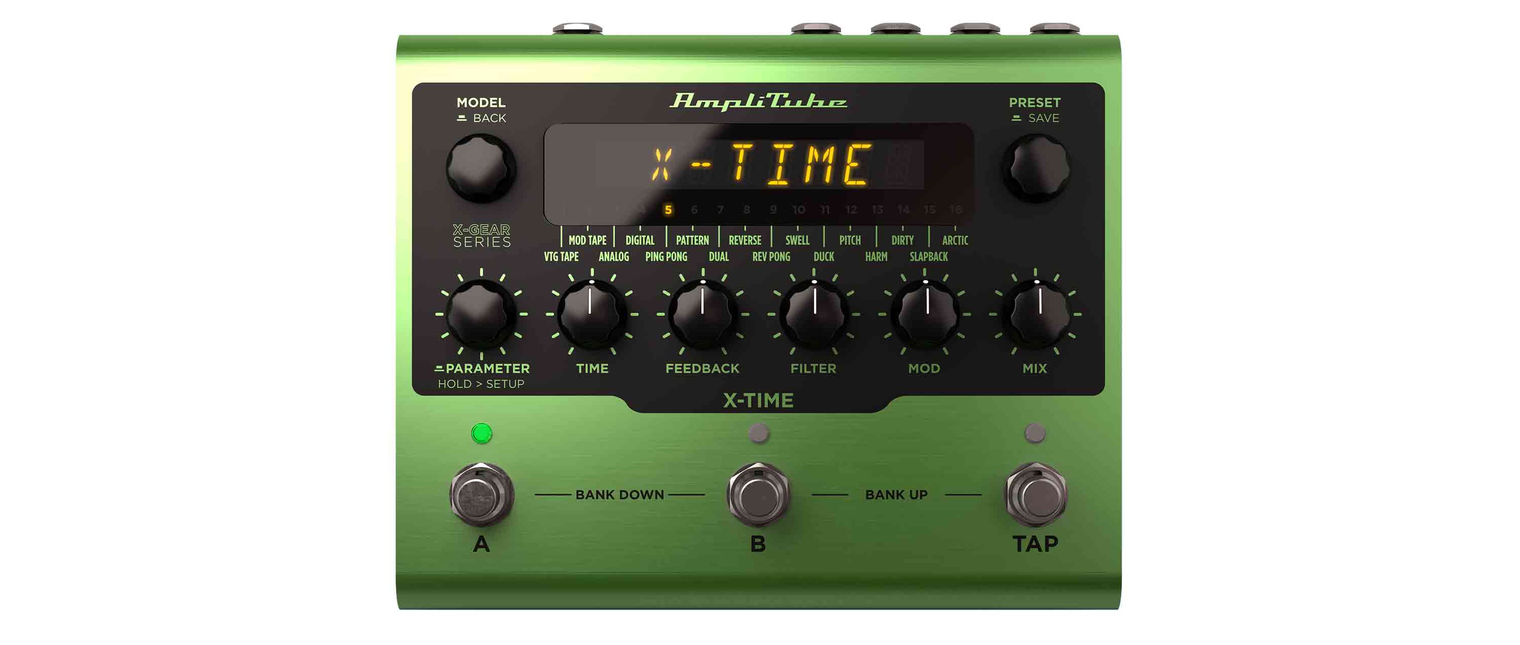 AmpliTube X-GEAR X-TIME delay pedal